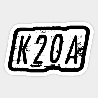 K20A (Black) Sticker